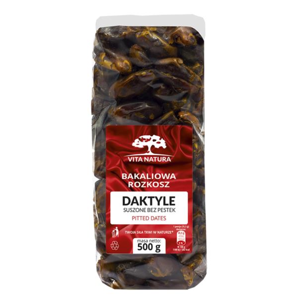 DAKTYLE SUSZONE BEZ PESTEK 500G SŁODKIE SUPER CENA