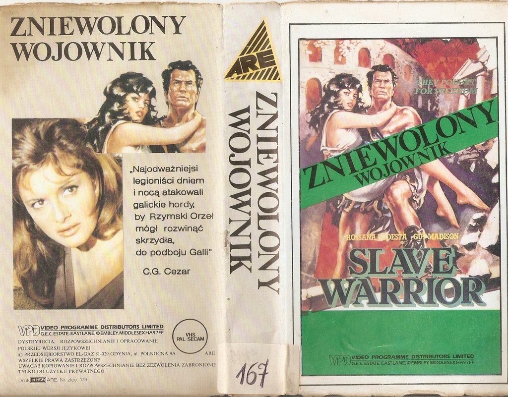 Zniewolony wojownik - VHS