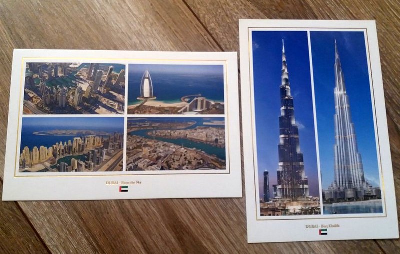 Kartki pocztowe x 2 Dubaj / Dubai / Burj Khalifa