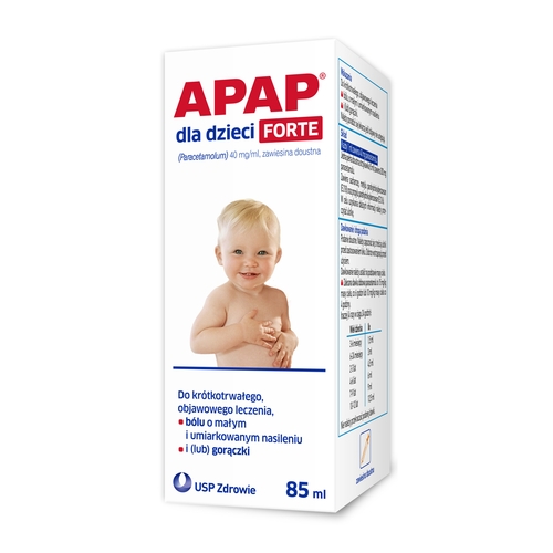Apap Dla Dzieci Forte - zawiesina (Paracetamol)
