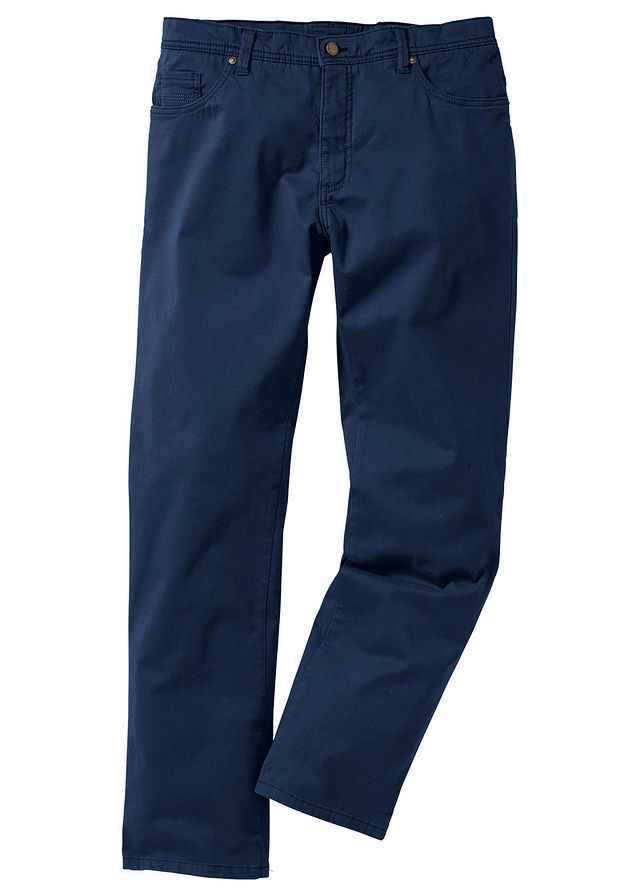 Spodnie ze stretchem Slim fit niebieski 27 947753