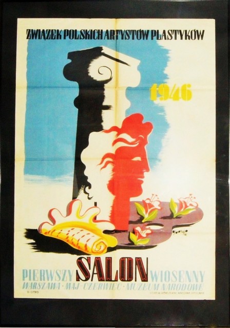 Gronowski Pierwszy Salon Wiosenny plakat 1946