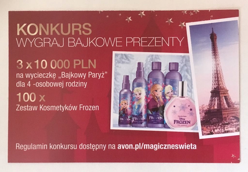 Kod Konkurs Disney Avon Wycieczka Disneyland Paryż