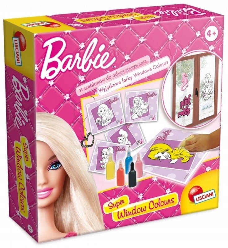 Zestaw kreatywny Art Craft Barbie Farbki do malowa