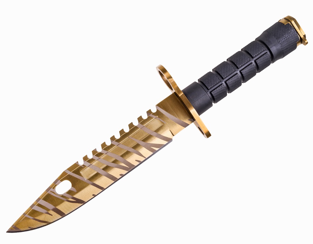 Nóż FadeCase Bayonet M9 CS:GO Tiger Tooth (1049)