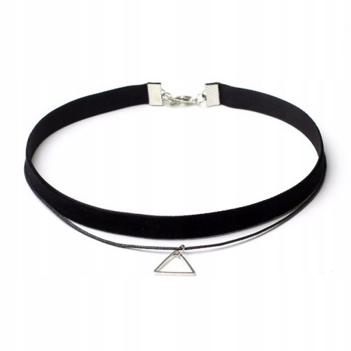NASZYJNIK CHOKER TRÓJKĄT