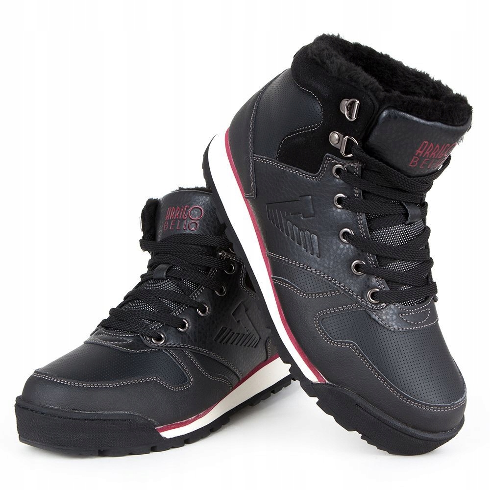 Buty zimowe AB Victory Blk Czarne 43