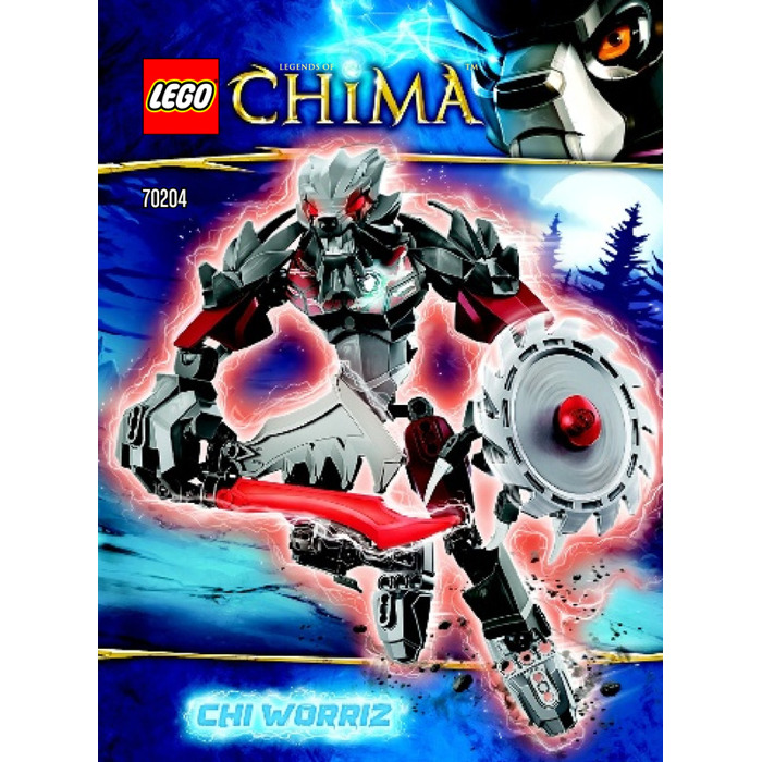 LEGO Chima 70204 Chi Worriz 100% komplet