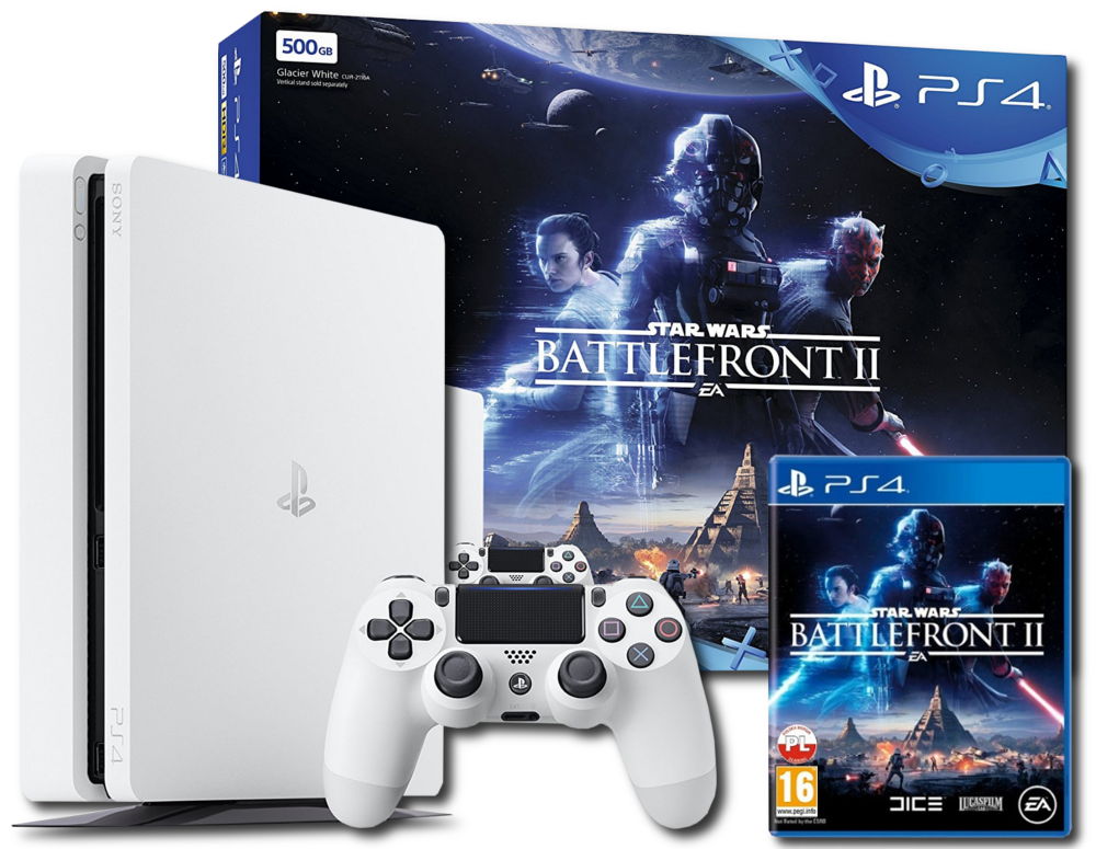 KONSOLA PS4 SLIM 500GB STAR WARS BATTLEFRONT 2 PL
