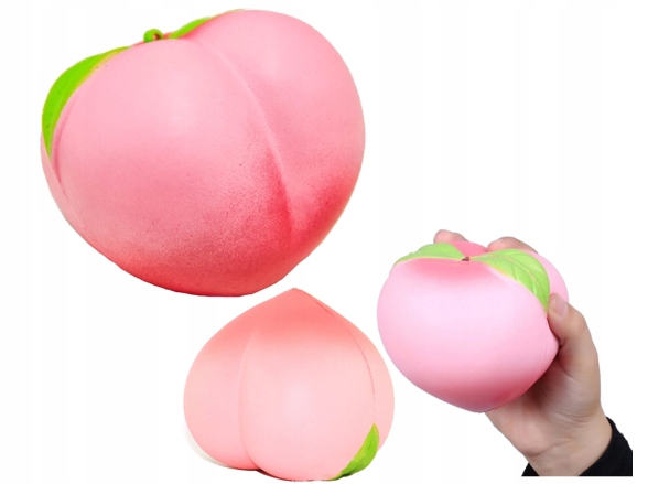 SQUISHY DUŻA BRZOSKWINIA SERCE TYŁEK GNIOTEK CE