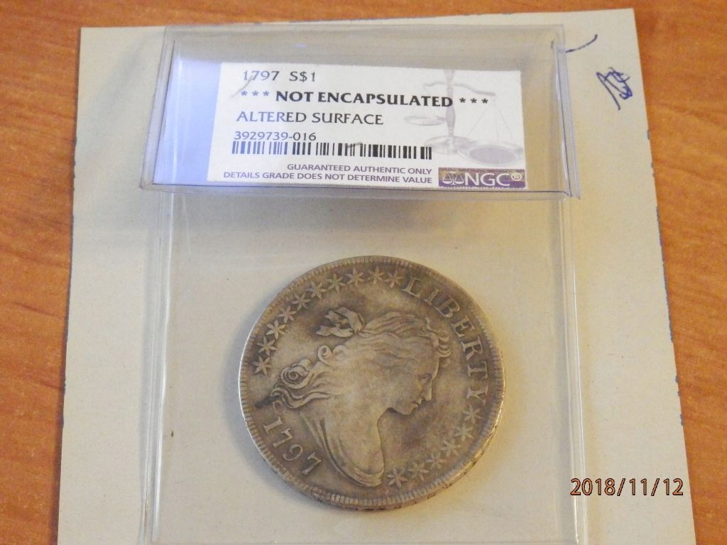Draped Bust Dollar 1797 Filadelfia 10/ 6