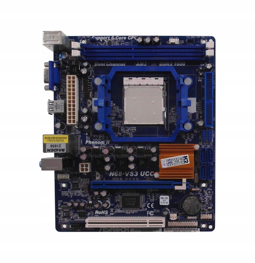 Płyta główna ASROCK N68-VS3 UCC s. AM3 - 7490678024 - oficjalne ...