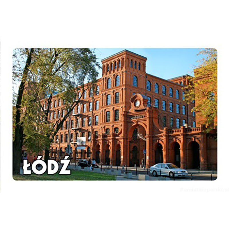 Magnes na lodówkę 3D Łódź Brama Manufaktury