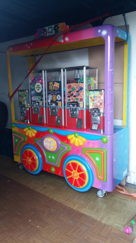 Automat na kulki zabawki "MAGIC WAGON"
