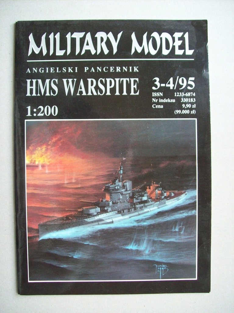 Haliński nr 3-4/95 1:200 Warspite