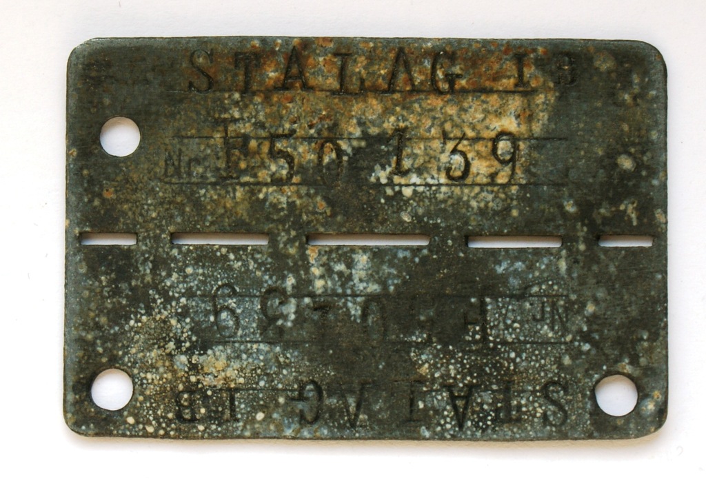 Nieśmiertelnik Stalag IB Olsztynek Hohenstein 1939
