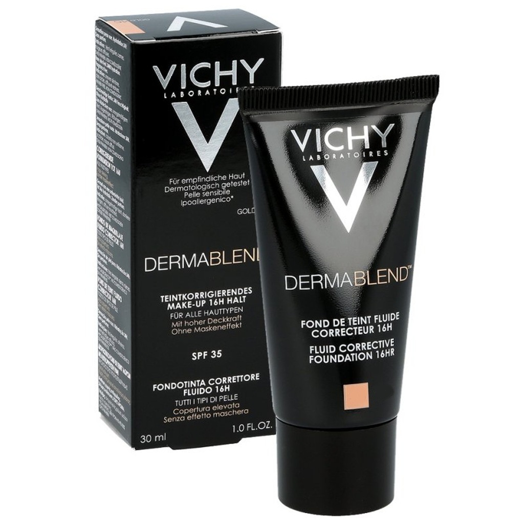 Виши лист. Vichy Laboratories Dermablend пудра. Vichy Dermablend флюид корректирующий 10 мл. Состав виши дермабленд. Купить дермабленд в Туле.