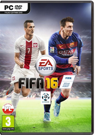 FIFA 16 PC PL PIŁKA NOŻNA NOWA WYS24H ŁÓDŹ