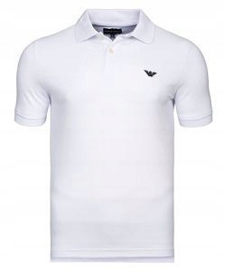 EMPORIO ARMANI biała koszulka polo PO63 r.L