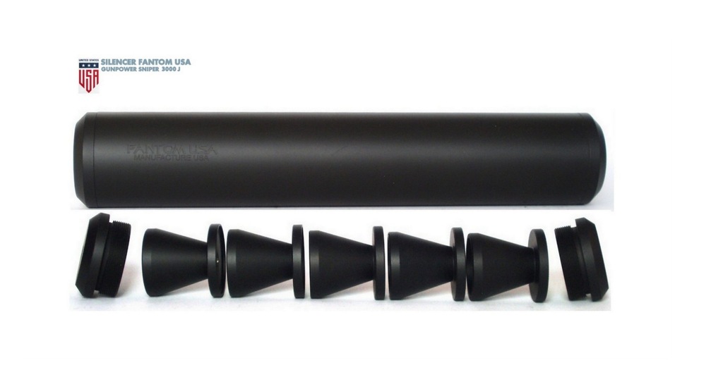 TŁUMIK GUNPOWER HAENEL  FANTOM USA 3000J