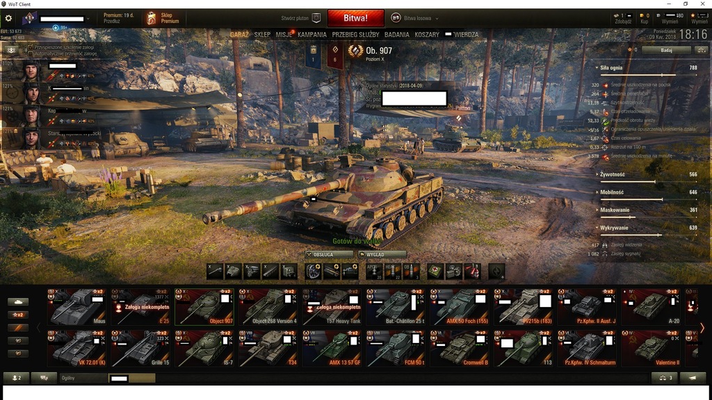 **Niesamowite konto Wot Obj 907,Pz2j,Vk72.01k!!!** - 7284509125 ...