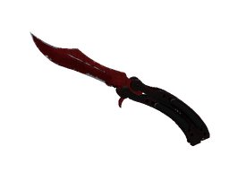 CS:GO NÓŻ Butterfly Knife Crimson Web (WW)