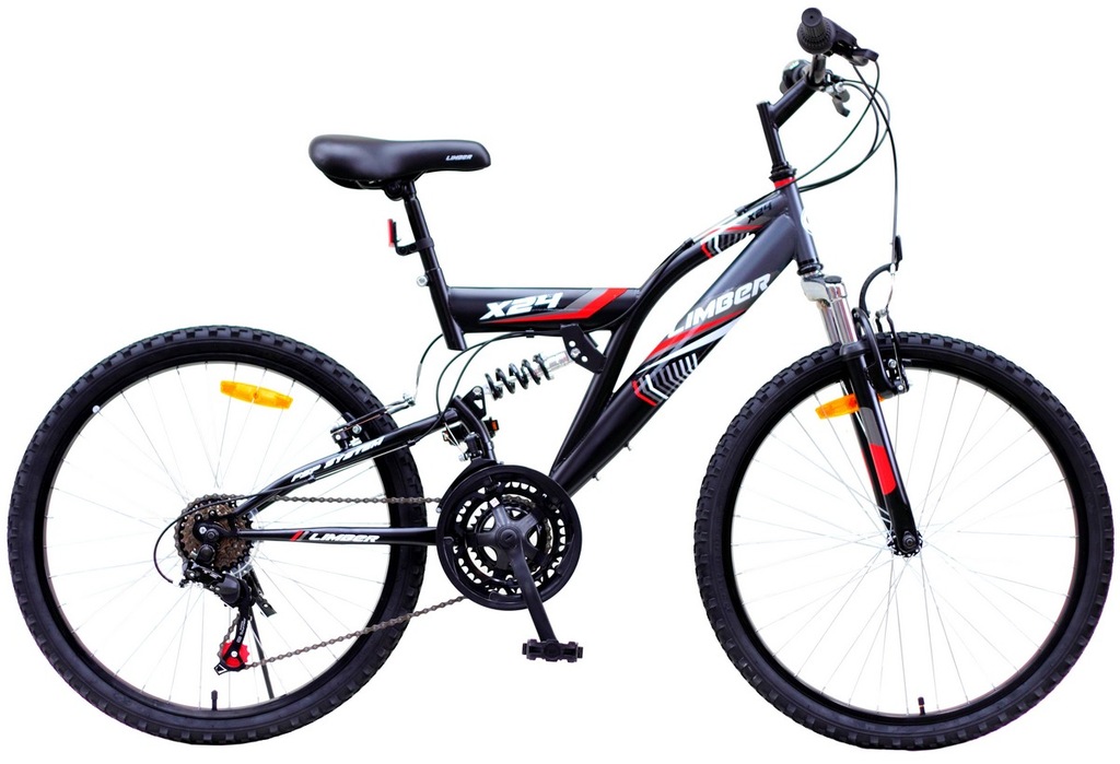 ROWER GÓRSKI JUNIOR 24''SHIMANO AMORTYZATOR mtb - 7340558265