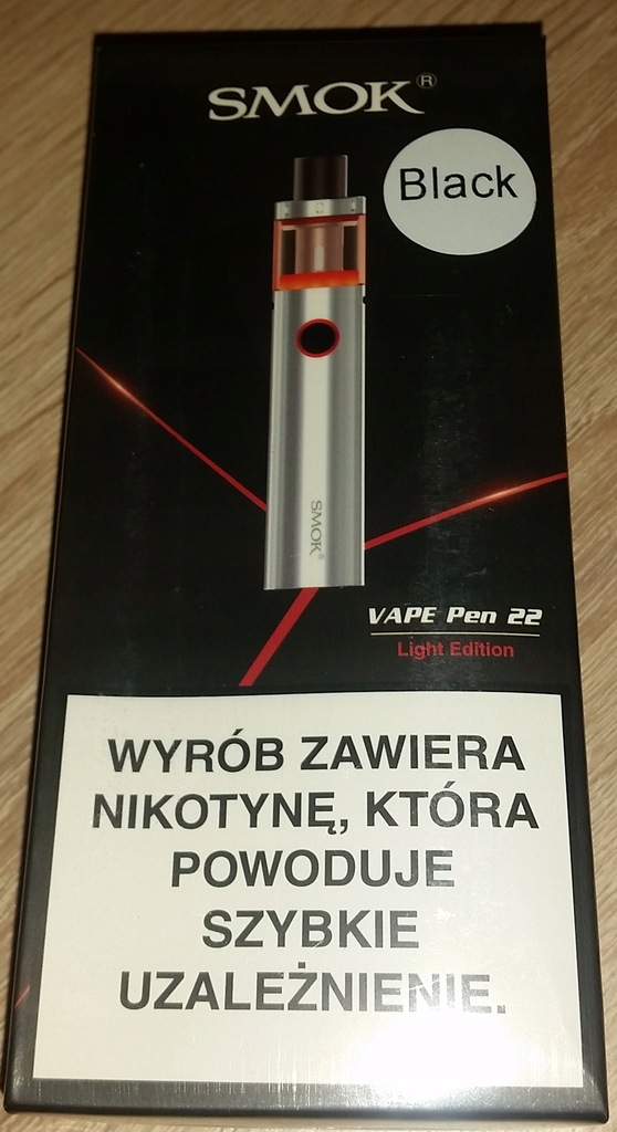 NOWY!!! Smok Vape Pen 22 Light Edition Czarny