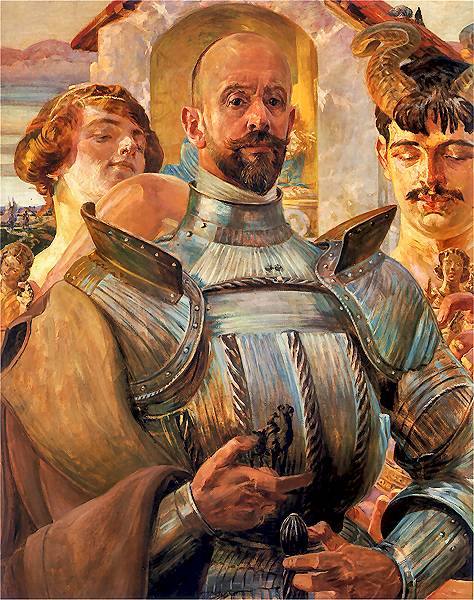 OBRAZ OLEJNY Polski Hektor J. MALCZEWSKI 94x74