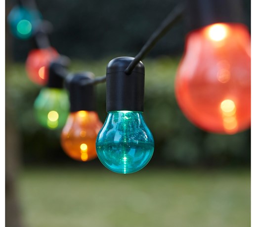 IKEA SOLVINDEN łańcuch 12 żarówek LED KOLOROWY!