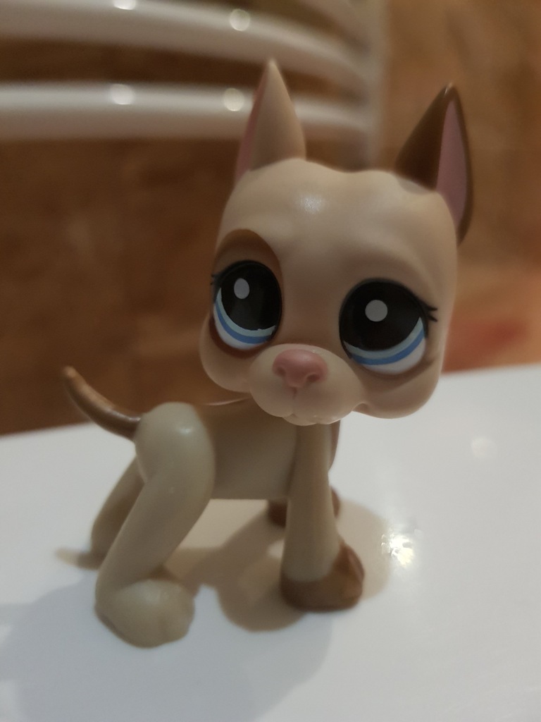 LPS dog niemiecki kremowy wys.z PL UNIKAT