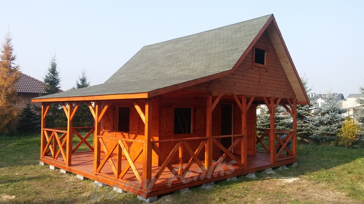 Drewniany Domek FENIKS Dom Letniskowy Lauba !