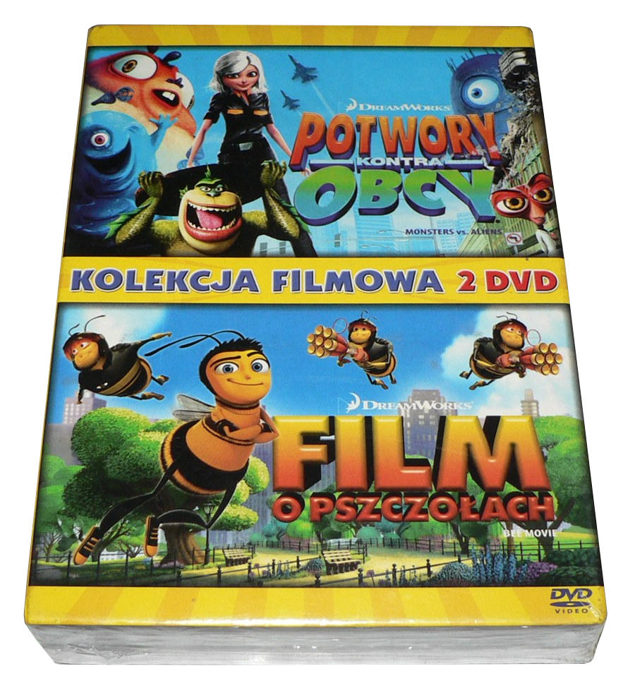 DVD - POTWORY kontra OBCY + FILM o PSZCZOŁACH 2DVD