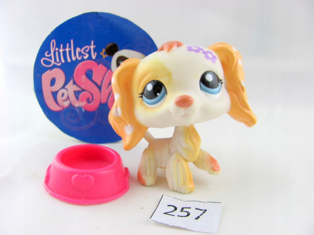 LPS pet shop spaniel piesek pies (257)