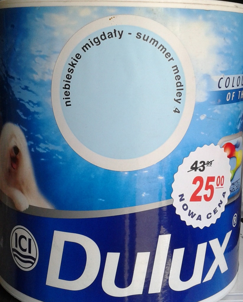 Farba Dulux Kolory Świata Niebieskie Migdały 2,5l