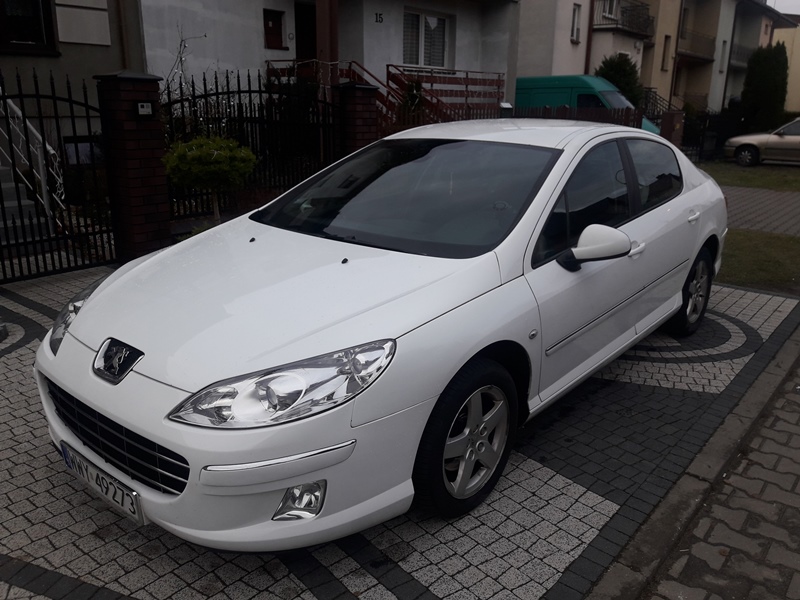 Peugeot 407 2,0HDI  biały ideał!!!!