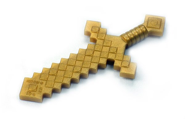 Akcesoria LEGO Minecraft ZŁOTY miecz ORYGINAŁ LEGO