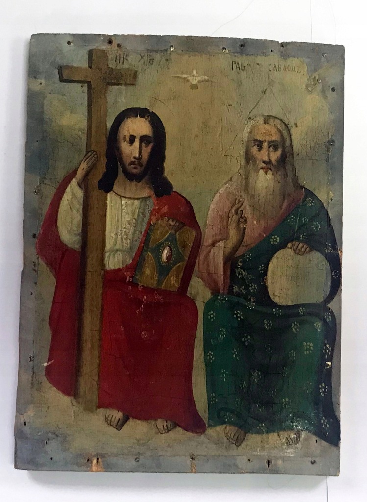 Stara Ikona - Trójca Święta XIX/XX w.