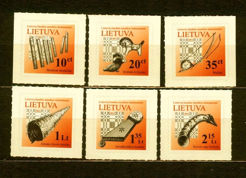 LITWA** Instrumenty muzyczne Mi 1087-92