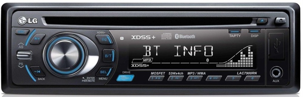 RADIO SAMOCHODOWE LG LAC7900RN, Bluetooth, USB MP3