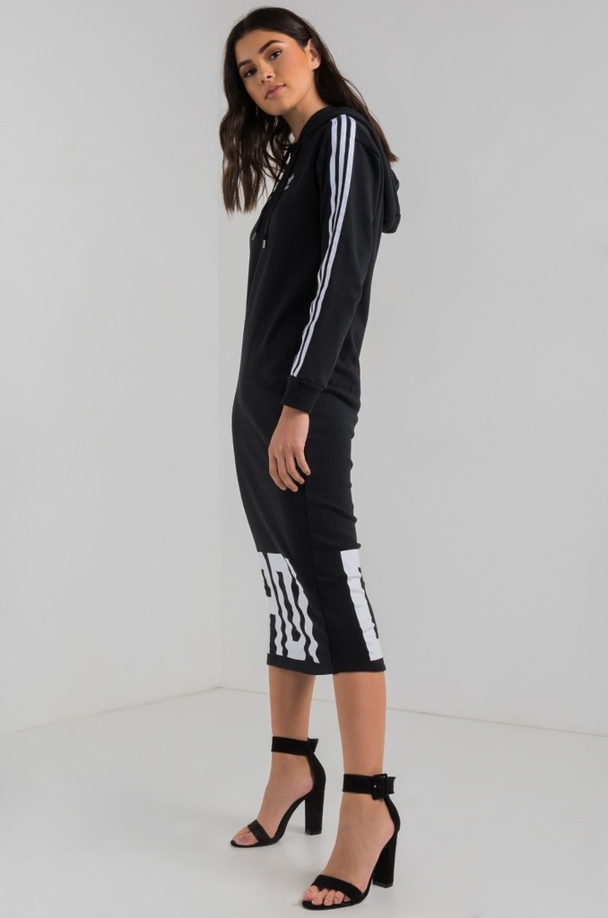 Adidas originals bold age 2024 hoodie dress - black