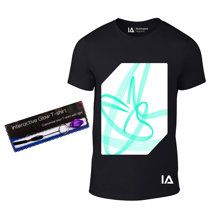 T-shirt - świecący w ciemności - INNOWACYJNY - M