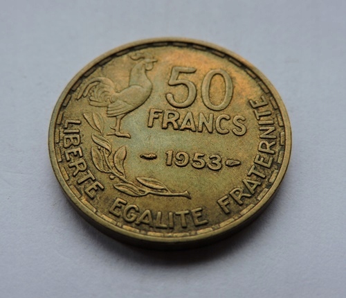 Francja 50 francs 1953