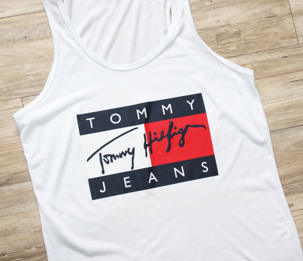 Bluzka koszulka bokserka Tommy Hilfiger L M