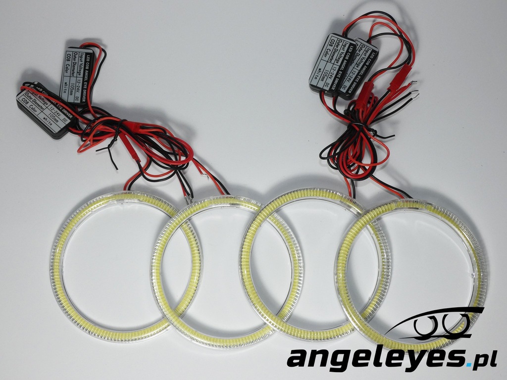 Ringi LED BMW E46 Coupe lift SMD II Białe COB DRL