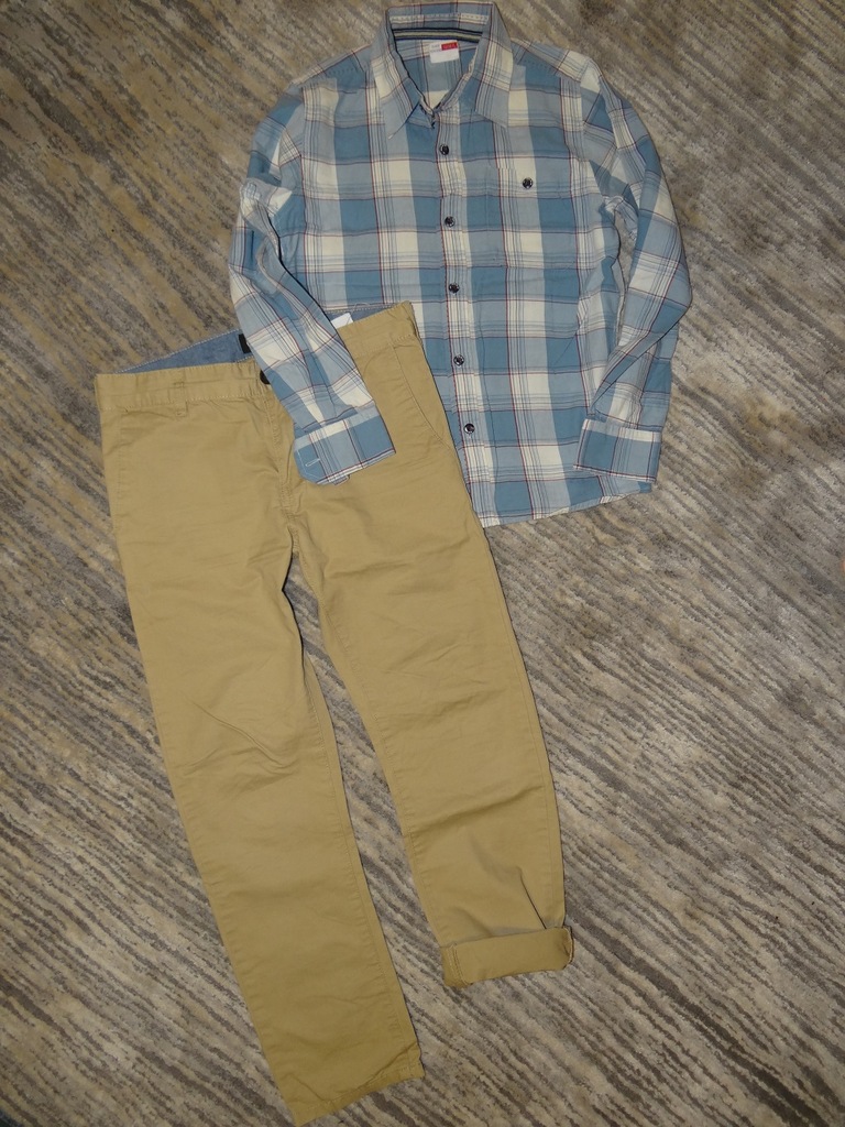 Zestaw dla chłopca - spodnie  + koszula_134-140