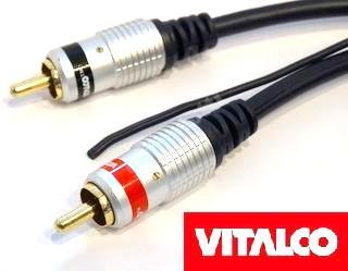 Kabel 2*wtyk RCA / 2*wtyk RCA digital 5m VITALCO