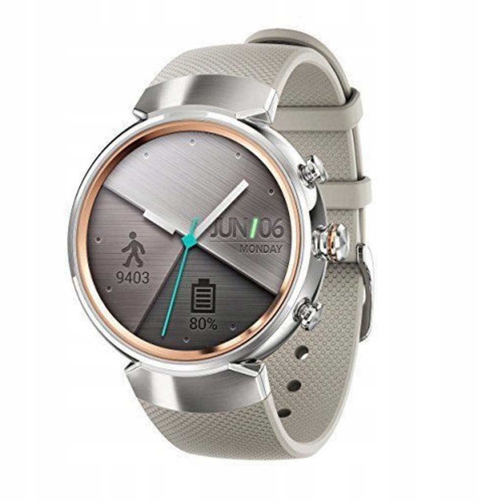 ASUS Zenwatch 3 Smartwatch srebrny FOLIA Gwarancja