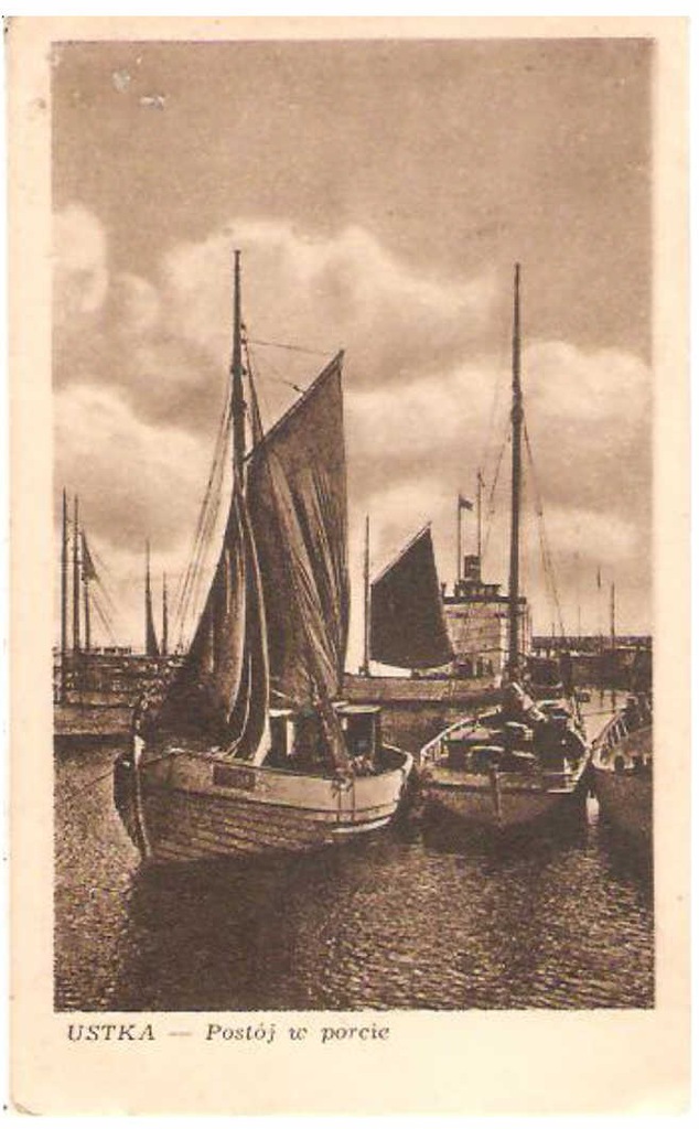 USTKA --- KUTRY RYBACKIE W PORCIE --- 40-TE