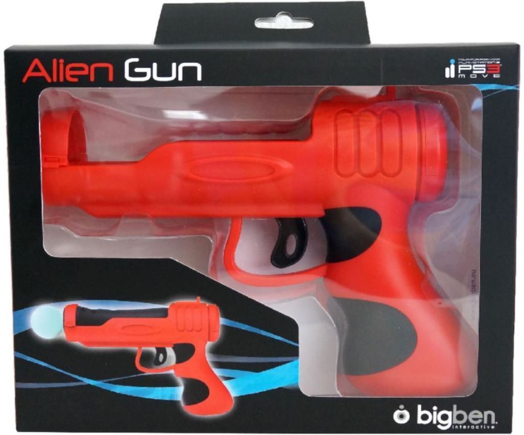BigBen Pistolet do PS3 Move Alien Gun - NOWY